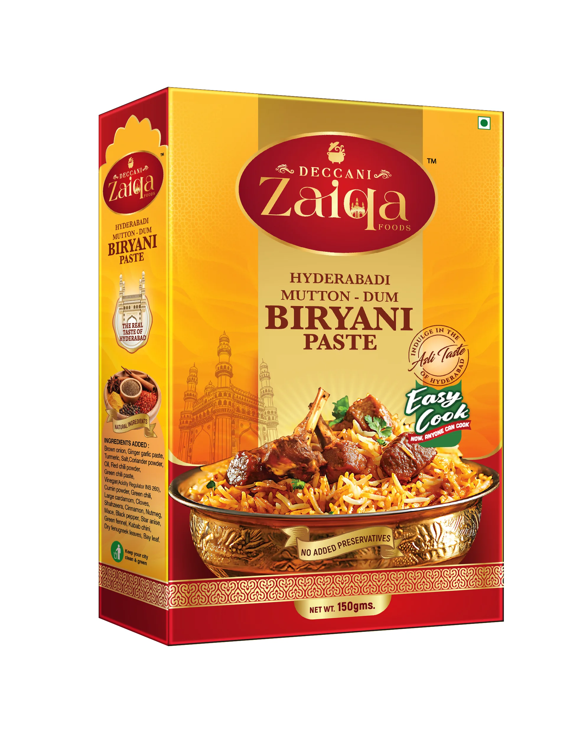 HYDERABADI MUTTON DUM BIRYANI PASTE - 150g