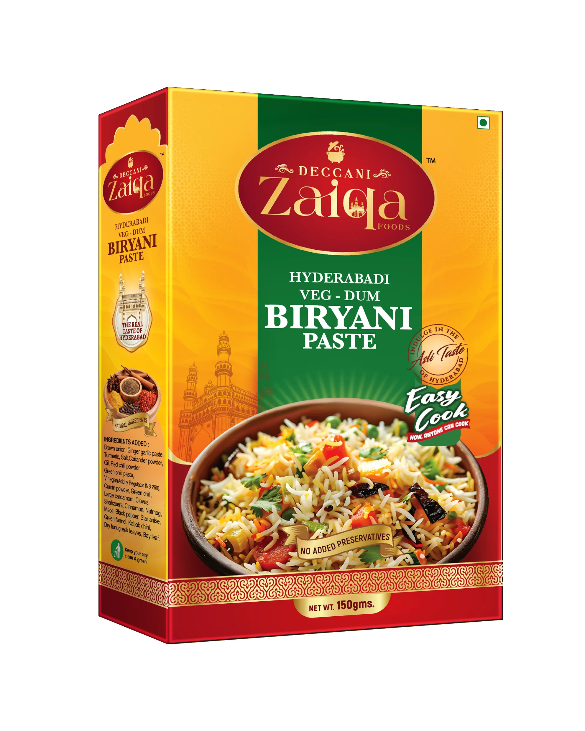HYDERABADI VEG DUM BIRYANI PASTE - 150g
