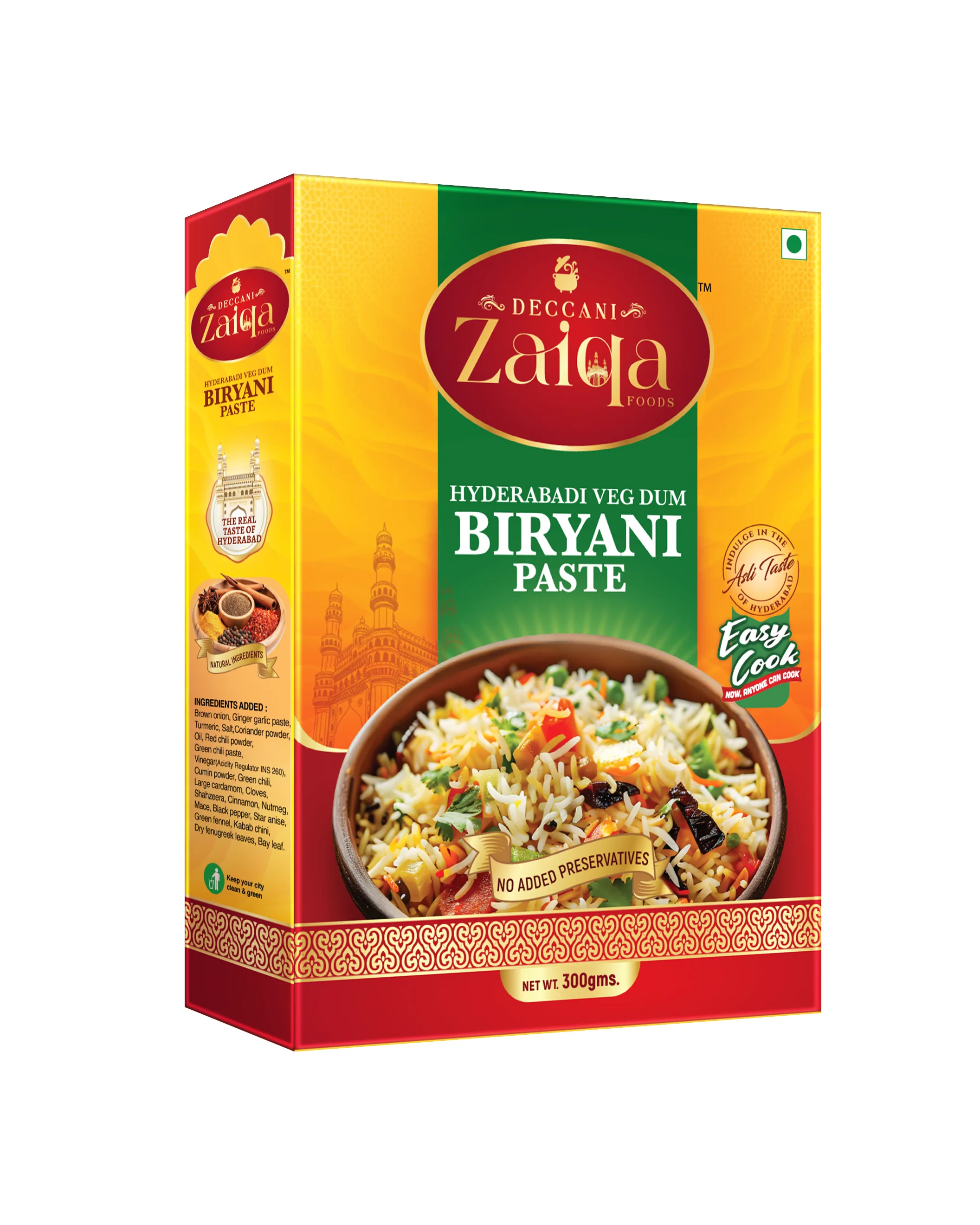 HYDERABADI VEG DUM BIRYANI PASTE - 300g